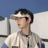 空顶帽子男新款百搭潮无顶鸭舌帽夏季户外运动出行防晒遮阳帽女
