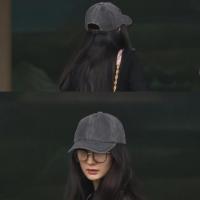 帽子女做旧水洗复古软顶鸭舌帽弯檐棒球帽女街头杨幂同款灰色帽子