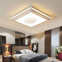 夕牧新款 客厅大灯圆形水晶灯超亮卧室大厅吸顶灯