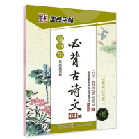 高中生字帖楷书必背古诗词+文言文64篇高中语文字帖中学生钢笔练字专用正楷字帖硬笔书法临摹练字帖本 高中生必背古诗文