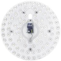 led吸顶灯替换芯改造圆形光源灯板贴片模组节能家用室内白色灯芯 白 12W 白