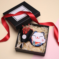 闺蜜生日礼物女生实用毕业礼物教师节送老师古风纪念谢师恩伴手礼 猫镜礼盒（送手拎袋+明信片）