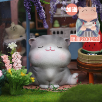 可爱树脂猫咪小摆件创意装饰桌面办公室送女生生日礼物闺蜜治愈系 仰望[送年年有余猫]