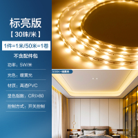 飞利浦灯带LED三色灯条霓虹灯家用装饰客厅吊灯线条灯户外光带 标亮版[30珠]暖黄光-需另购1号配件包 其它 其它