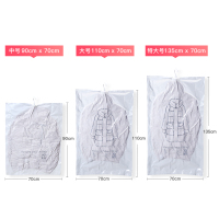 佳帮手衣挂式抽气真空压缩袋衣柜羽绒服西服收纳整理袋衣服防尘罩 羽绒服专用挂式压缩袋 (365天质保漏气包换) 中号(90