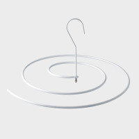 螺旋晾衣架不锈钢晒床单被罩挂晒神器旋转衣架晾晒被单凉被子家用 2米铁艺圆形 1个