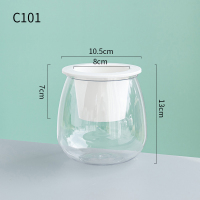 绿萝水培懒人花盆清仓正方形自动吸水花盆塑料树脂透明花盆免浇水 C101-小号水培 请一定看清楚花盆的尺寸!