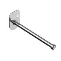 衣架收纳神器整理架阳台免打孔壁挂墙壁式墙上挂钩晾放衣服杆架子 单层款21cm 不可伸缩 1个