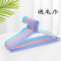 衣架家用晒挂衣撑撑子衣挂晾衣服架收纳挂钩衣架子宿舍用学生神器 38cm深色颜色随机 20个