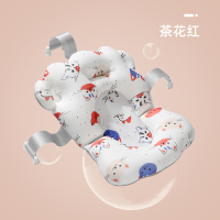 十月结晶婴儿洗澡躺托悬浮浴垫新生儿宝宝洗澡神器浴盆躺坐网浴网 （新）茶花红