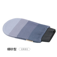 老汤北欧搓澡巾强力搓泥洗澡巾搓背手套双面加厚搓澡神器女士 北欧渐变蓝色(细砂)