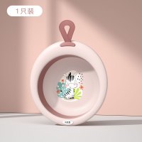 英国yeesoom婴儿洗脸盆宝宝新生儿童折叠洗屁屁洗屁股小盆子3个装 [提手款]小斑马(洗屁屁)