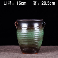 特价宜兴紫砂花盆老桩多肉盆景法师盆栽透气粗陶陶瓷大号盆 新菠萝黑绿泡 大