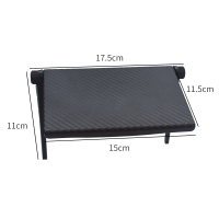 免打孔机顶盒置物架电视机支架屏幕路由器电视机架子收纳架挂架 小号1个装(间距大于11cm可用) 1层