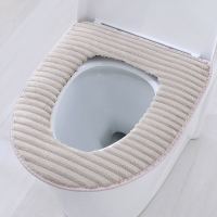 加大马桶垫 特大号 大内径马桶套大坐便套家用马桶坐垫坐便器座垫 加大柔软条绒粘扣 驼色