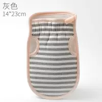 搓澡手套强力搓泥搓澡神器搓澡巾女士不疼洗澡巾双面后背搓灰搓泥 搓澡巾指拇条纹[灰色]