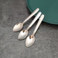 调料小勺子盐勺家用迷你小小勺不锈钢调味勺家用克量勺甜品雪糕勺 XO小小勺*663藅 5支装-*-