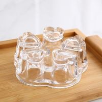 心形玻璃烛台底座蜡烛加热保温底座咖啡厅花茶壶套装暖茶器加热带 爱心底座