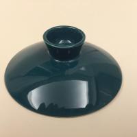 三才八宝茶特大盖碗单个不烫手250ml300ml330ml景德镇手工彩绘 墨绿色盖子300毫升