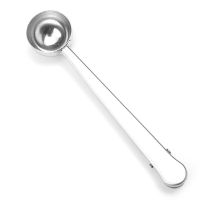 不锈钢咖啡勺奶粉勺创意二合一袋子密封夹茶叶勺咖啡豆勺子量勺 银色