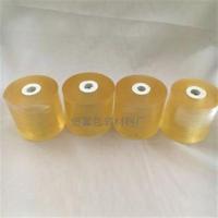 打包膜环保嫁接带透明拉伸薄膜自粘包装保护PVC静电膜工业缠绕膜 黄色宽3cm*18卷