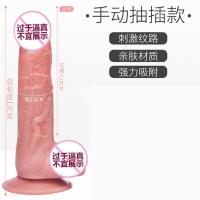 自慰器女用插入式阳具女性成人夫妻性高潮假阴茎震动棒情趣用品女 [手动款]小号无赠品