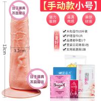 加温女用自慰器自动抽插仿真假阳具震动棒高潮成人情趣夫妻性用品 小号-13厘米 手动款[无功能手持使用]