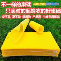 巢础中蜂意蜂巢基巢脾标箱专用中蜂深房巢础片蜂蜡片养蜂工具 中蜂巢础30片一盒