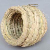 鹦鹉繁殖箱 文鸟 虎皮 玄风鹦 鹉繁殖箱/巢箱/鸟窝送木屑/送站杠 文鸟 草窝 左开孔