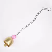 小中大型鹦鹉玩具铃铛 笼子挂件配金刚牡丹玄凤玩具 站架啃咬铃铛 鹦鹉铃铛玩具[1条]