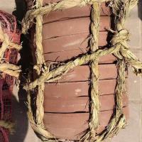 赛鸽草土陶鸽子窝孵化盆蛋盆配对盆巢盆信鸽用品具专用 土陶鸽子窝2个