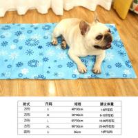 狗狗冰垫冰窝猫宠物夏天冰席凉垫夏季散热降温防暑神器防咬凝胶毯 冰垫-方形经典雪花 S-小型