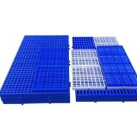 宠物笼托盘狗笼加厚彩色垫脚板漏粪底盘塑料厕所防漏接尿垫板 1号蓝600*300*30mm