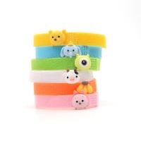 刚出生奶猫识别圈项圈奶狗兔子可爱卡通迷你超小身份圈荷兰猪 浅色(6条装)