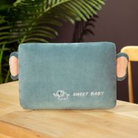 午睡枕小号枕头抱枕男生款睡觉女生办公室午休便携神器儿童趴睡枕 大象 34X24cm记忆棉背面冰丝凉席