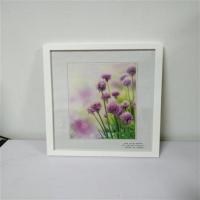 正方形实木质画框十字绣装裱30x30 40x40 50x5060x60挂墙相框 白色 12.7*12.7