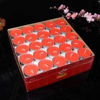 酥油灯无烟蜡烛供灯香薰植物油蜡烛供佛100粒1-8小时酥油灯 1小时红色100粒