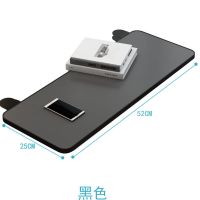 简约桌面延长板免打孔拓展延长板键鼠延长支架加长板托架加宽折叠 五金件+黑色52*25cm