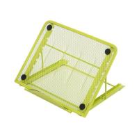 笔记本散热架平板电脑增高器折叠ipad支架多功能桌面托架保护颈 绿色