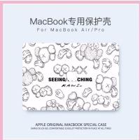 MacBook保护壳13寸air苹果笔记本电脑保护套Pro15芝麻街潮12kaws 黑白芝麻街+透明底壳 Air11.6