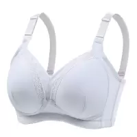 孕妇哺乳内衣聚拢防下垂哺乳期文胸无钢圈喂奶文胸前开扣胸罩薄款 浅灰[1件装] 34-75 BC
