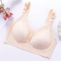 哺乳内衣喂奶母乳防下垂胸罩孕妇怀孕期聚拢无钢圈文胸时尚性感薄 8665#肤色 34/75[BC通杯 薄款]