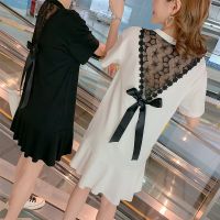 孕妇装夏装连衣裙子夏季辣妈款短袖夏装喂奶衣产后期哺乳外出时尚 4XL[175-200斤] 白色(普通款)