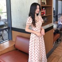 哺乳衣外出辣妈款名媛哺乳连衣裙夏季喂奶潮服衣服女夏装潮妈夏天 图片色 L建议106-116