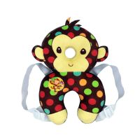 婴儿学走路学步防摔护头枕宝宝后脑头部保护垫儿童护头神器护头帽 (促销款无横带)小号猴子 护头枕送横带