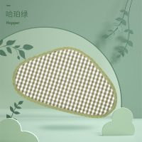 云片枕婴儿夏季透气新生儿枕头夏天凉枕巾宝宝云朵枕垫苎麻枕吸汗 [哈珀绿] 双面苎麻-云朵枕