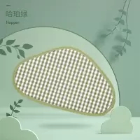 云片枕婴儿夏季透气新生儿枕头夏天凉枕巾宝宝云朵枕垫苎麻枕吸汗 [哈珀绿] 双面苎麻-云朵枕