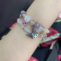 日系少女库洛米手链Lolita可爱动漫少女双层手链软妹搭配手环闺蜜 库洛米紫色