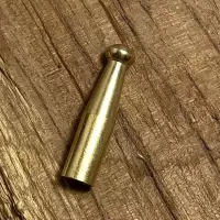 黄铜烟嘴传统旱烟烟嘴通用烟杆烟具烟袋配件 1号长4.2厘米内径0.8厘米