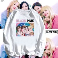blackpink周边同款衣服韩女团粉墨Lisa应援打歌服长袖t恤女潮上衣 34 XXXL